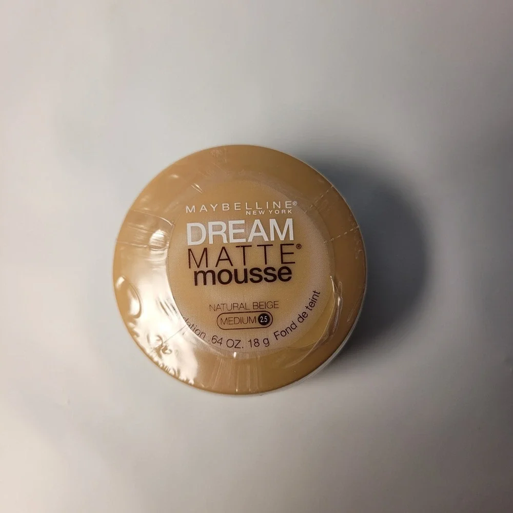 Maybelline Dream Matte Mousse Foundation Women Natural Beige Medium 2.5 0.64oz